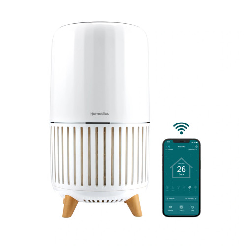 Front view image of the Smart Air Purifier T200 that can be controlled by your smartphone