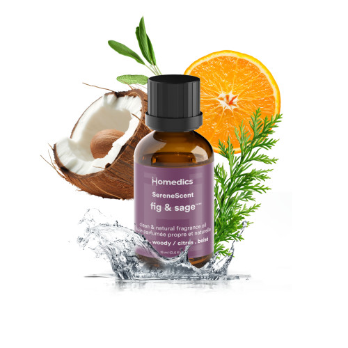 Images shows Fig & Sage SereneScent Fragrance Oil