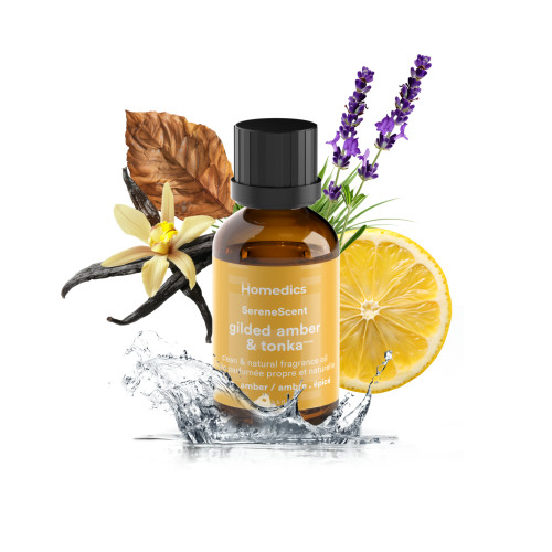 Image shows Gilded Amber & Tonka SereneScent Fragrance Oil