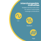 Black | Make Lemonade Shiatsu Air Elite offers interchangeable intensities