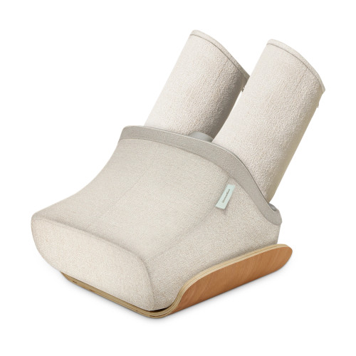 Angled view of the Homedics® Compression Boot Foot & Calf Massager with Heat