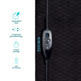 readyrelief ™ heat, integrated gel technology, 6 heat settings, use on-the-go