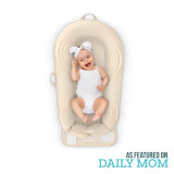 Beige | Homedics® 3-in-1 Calming Cushion in Beige color, featuring 3-in-1 functionality with soothing sounds which will make baby happy and comfortable.