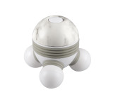 Gray | Angled view of the Homedics Marbelous Mini Massager in Gray