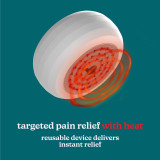 targeted pain relief with heat reusable device delivers instant relief