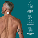 reduces soreness + stiffness one-button operation hands-free relief