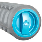 Angled view of the Homedics Gladiator Vibration Foam Roller