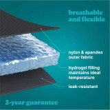 Homedics Hot and Cold Relief Gel Hand Sleeve has breathable and flexible fabric. Comes with 2-year guarantee