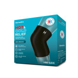 Packaged box of Homedics Hot and Cold Relief Gel Knee Sleeve