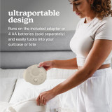 Dove | Homedics Portable Sound Machine with Night Light has an ultra=portable design