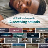 Cloud | Homedics Portable Sound Machine with Night Light has 12 soothing sounds