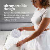 Cloud | Homedics Portable Sound Machine with Night Light has an ultra=portable design