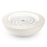 White Wash | drift 21" wood ring sitting on top of the drift 16"