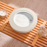White Wash | drift 21" and drift 21" wood ring together elevate your room's decor