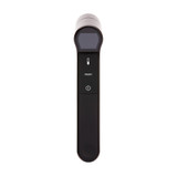 Black | Front view of the black Homedics Infrared Ear and Forehead Thermometer in black