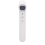 White | Front view of the white Homedics Infrared Ear and Forehead Thermometer in white