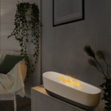 Khaki | cheer up the Environment  with Homedics® Fireside Ultrasonic Humidifier with Sound