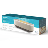 Khaki | Homedics® Fireside Ultrasonic Humidifier with Sound can help you breathe better