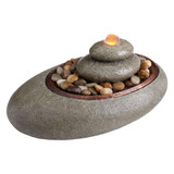 Angled view of the Homedics Mirra Oceanside Relaxation Fountain