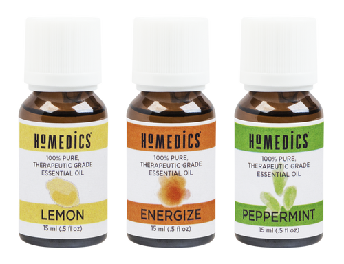 Homedics Uplift and Energize Essential Oil Trio 15 ml