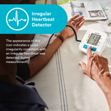 Homedics® Upper Arm 300 Series Blood Pressure Monitor, Easy One-Touch Operation, Accurate Results can detect irregular heartbeats