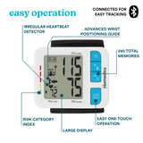 Homedics® Wrist Cuff 700 Series Blood Pressure Monitor, One-Touch Operation, Accurate Results is easy to operate