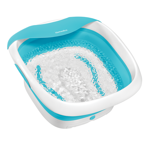 Angled view of Compact Pro Spa Collapsible Footbath with Heat