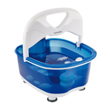 Lifted handle on the Salt-N-Soak Pro Footbath with Heat Boost